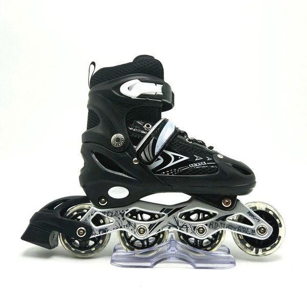 Patins Inline Roller Ajustável Infantil/juvenil PRETO 28-31