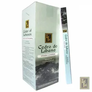 Incenso Cedro Do Libano Para Intuição E Predição Zed Black Caixa Com 25 Pacotes (MP)