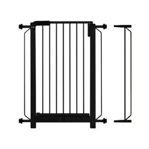 Grade Porta Plus Preta 70cm com Extensor 10cm Único