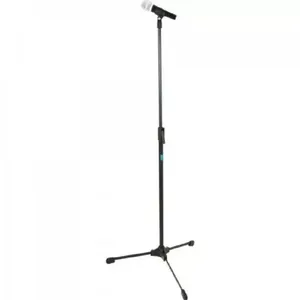 Pedestal Reto De Microfone Ideal Para Estudio Tpr Preto Ask