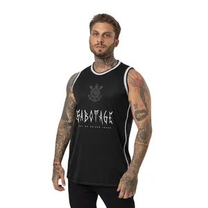 Camiseta Regata Masculina Corinthians Basquete x Sabotage