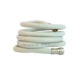 Cabo Coaxial Rg59 3m Foxlux Branco 67% Blindagem Tv Cftv