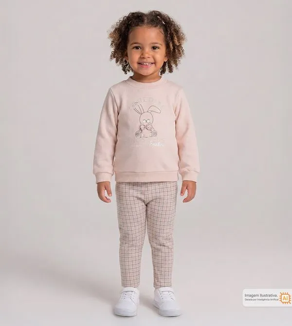 Conjunto Acredite nos Seus Sonhos Rosa - 1