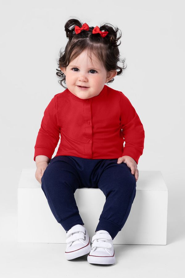 Casaco bebê unissex de cotton Brandili Baby - G