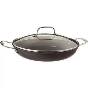 PANELA CUISINART ANODIZADO COM TAMPA DE VIDRO 30CM 625-30D
