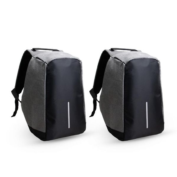 Kit 2 Mochila Antifurto para Notebook entrada USB Swiss Move