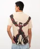 camiseta de algodão manga curta rick and morty bege M