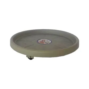 Prato com Rodas Skate Cinza Taupe FG Import 27cm