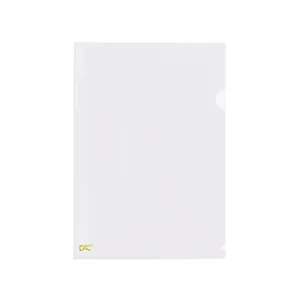 Pasta L Dac A4 Plastica Cristal com 10 Unidades 30x22cm