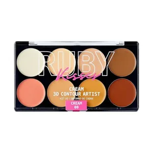 Paleta De Maquiagem Rk By Kiss Contorno Em Creme Rpcc01 8 Cores
