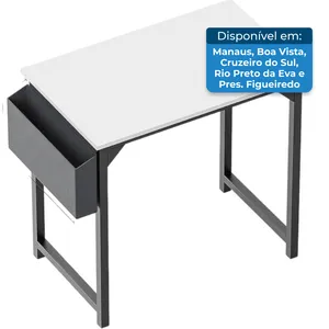 Mesa para Computador Sweetcrispy Branco A-BI