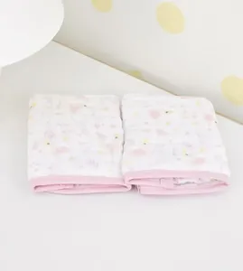 Kit Pano de Boca com Prendedor de Chupeta 2 Unidades - 5413 Rosa