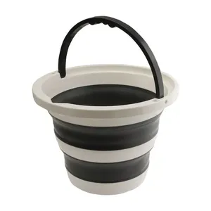 Balde Retrátil 21L Moderna Plástico PP, Borracha TPR 37,5x37,5x27,5cm LM4063MO - honeyhome