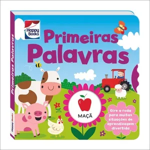 Livro - Gire, Combine e Aprenda - Primeiras palavras - Happy Book