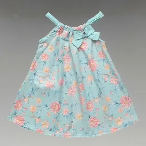 Vestido Flores e Pássaros - N2586 Azul - 10