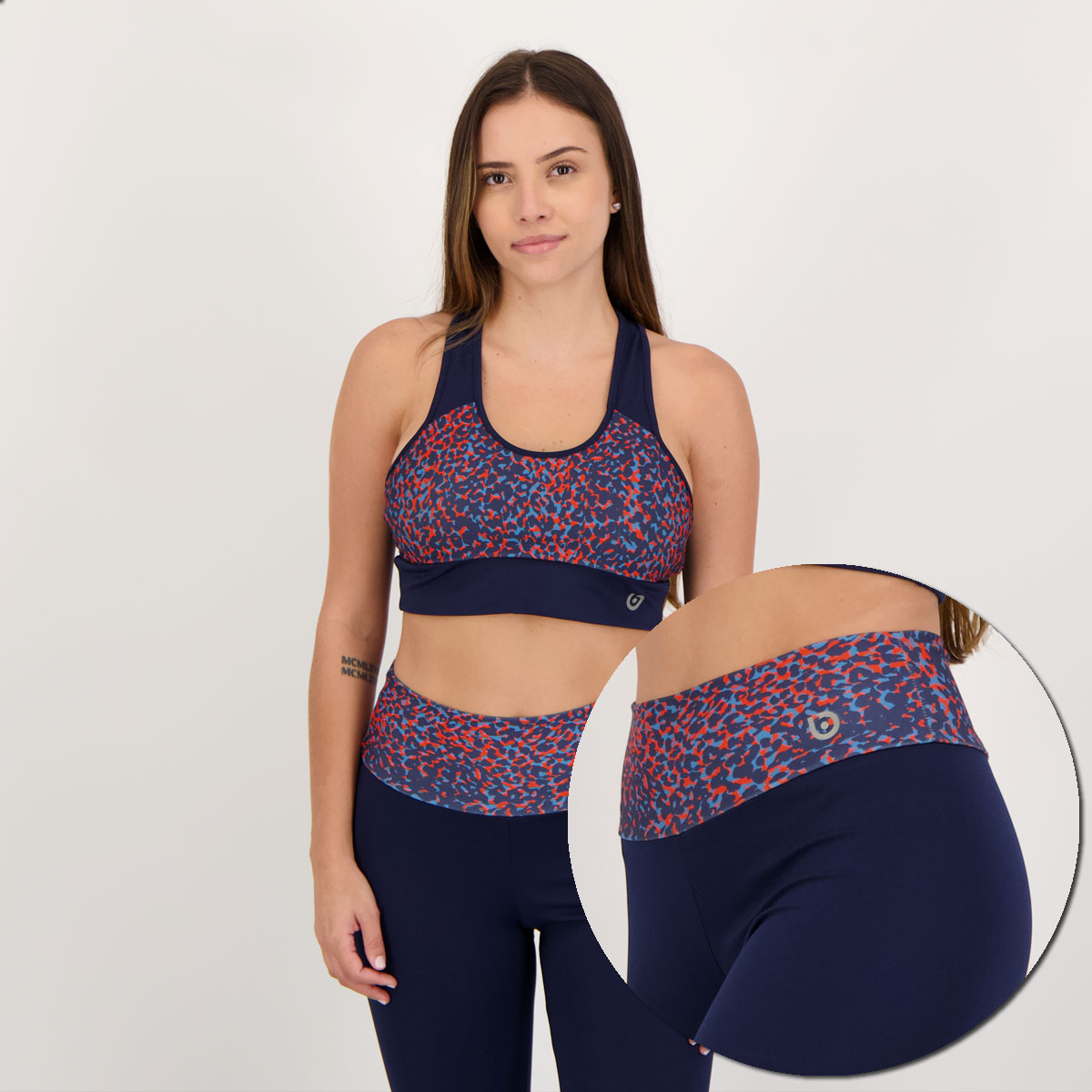 Conjunto Area Delta Top e Calça Marinho