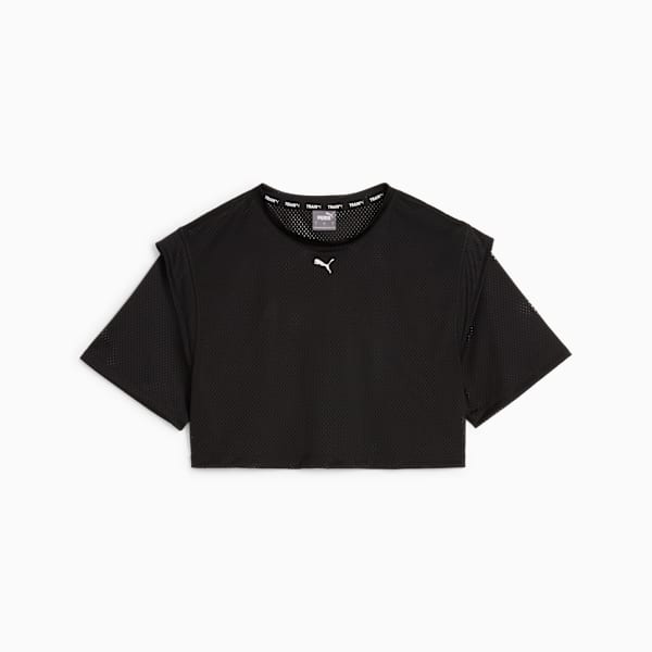 Camiseta Cropped PUMA Fit Mesh Feminina