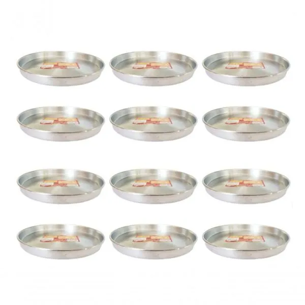 Kit 12 Formas De Pizza Brotinho De Alumínio 20cm Docesar