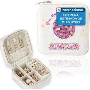 Porta-Joias Kulrafey Shimmer Branco A-MBI