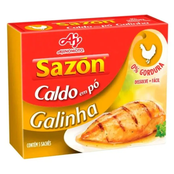 Caldo Em Pó Sazón Sabor Galinha 32,5g