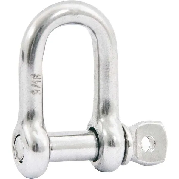 Manilha Reta Aço Inox 3/16” 0,33t Uso Leve - VONDER
