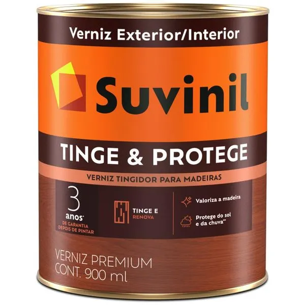 Verniz Tingidor Tinge & Protege 900ml Imbuia - 57419073 - SUVINIL