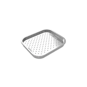 Bandeja de inox com furos 34x40cm CS34 Mekal