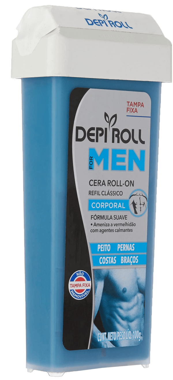 Depilatório Depi Roll Men Cera Depilatória Roll-on refil 100g