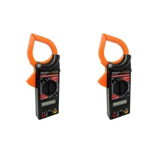 Kit 2 Alicate Amperímetro Digital com Multímetro para Medir Corrente Tensão Resistência e Continuidade Foxlux Kit 2 Alicate Amperímetro Digital com Multímetro para Medições Elétricas Seguras Foxlux