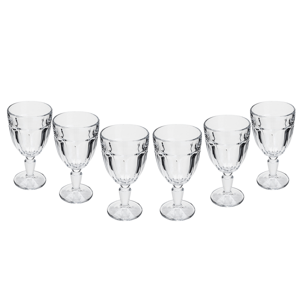 Jogo de Taças para Água American Faces da Lyor, 6 Peças, 330ml - 7462