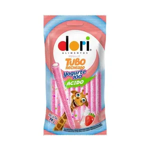 Bala Dori Regaliz Recheado Iogurte Morango 70g