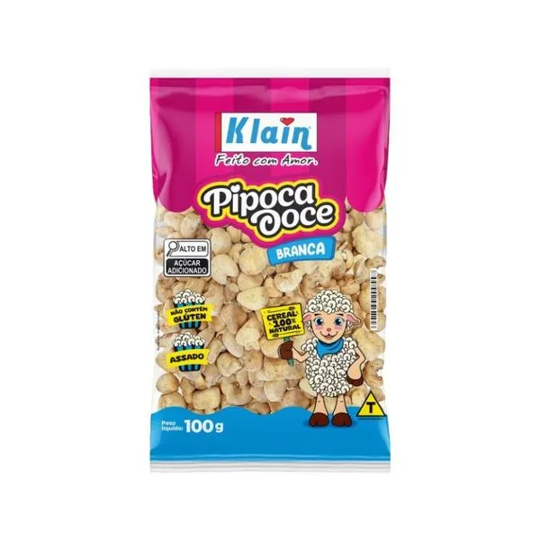 Pipoca Doce Klain 100g PIPOCA DOCE 100G KLAIN
