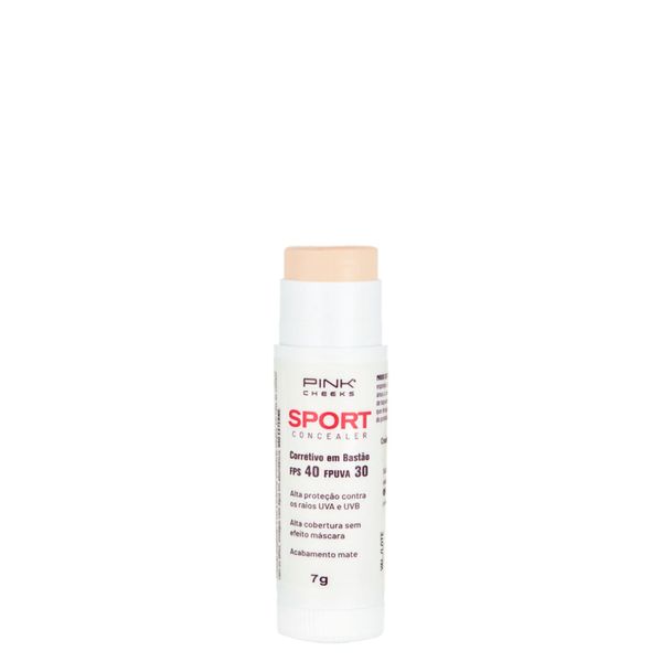 Corretivo em Bastão Pink Cheeks Sport Concealer Fps 40 Fpuva 30 C10 7g C10