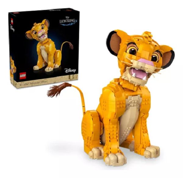 Lego 43247 Disney O Rei Leão Simba Jovem - 1445 peças