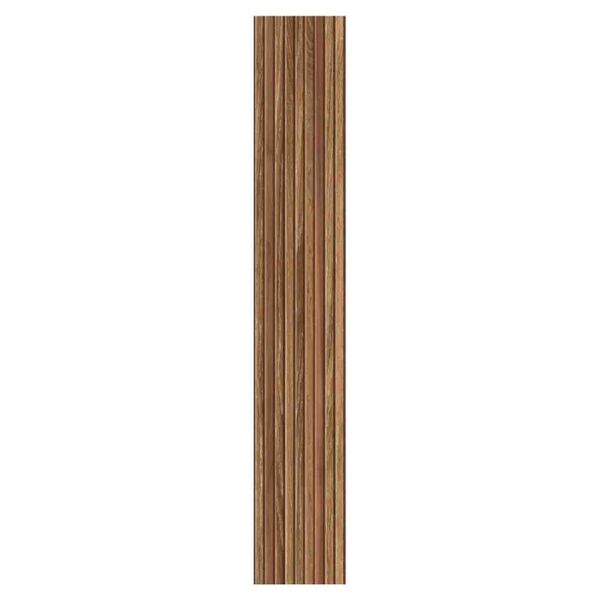 Revestimento Rip Portoallo Retificado Acetinado Marrom 25x110cm 1,92m2 (Lote 36)