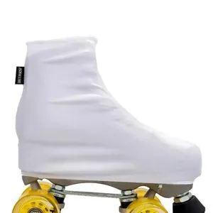 Capa Polaina para Patins Quad Tradicional Proteção Contra Arranhões Elasticidade 500% Branco HD Inline Capa Polaina para Patins Quad Tradicional Proteção Contra Arranhões Branco HD Inline
