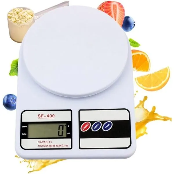 Balança Digital Para Cozinha Xiongzhi Branco E-BI