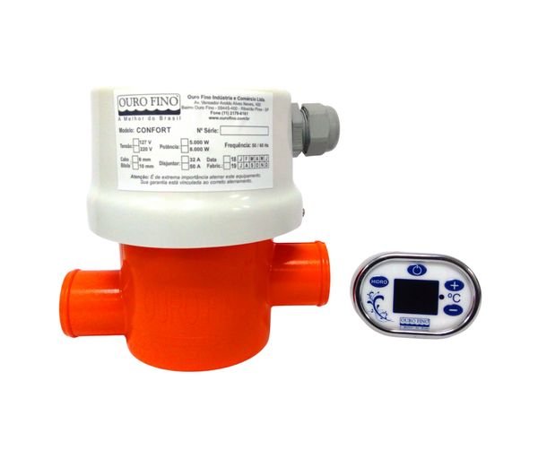 Aquecedor hidromassagem 5000W 110V vermelho/branco Ouro Fino