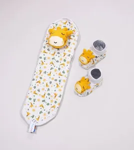 Kit Pantufa e Naninha Girafa Girafa