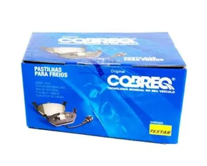 Pastilha De Freio Escort Dianteira Cobreq N144 Com Alarme Sistema Bosch Jogo