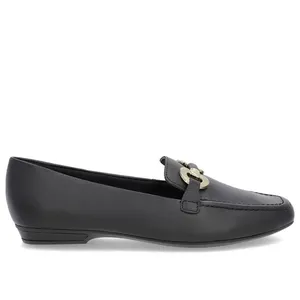Loafer Preto Couro Bridão 34