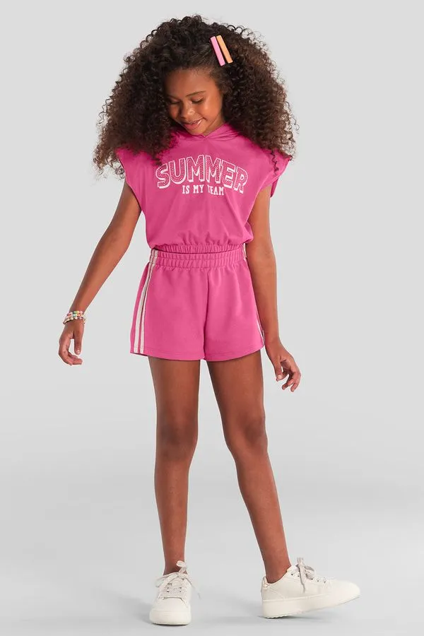 Conjunto infantil menina com capuz Brandili - 10