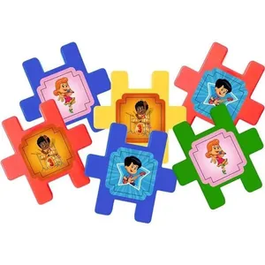 Jogo da Memória 3 Palavrinhas com Peças Encaixáveis Personagens Infantis Big Star Brinquedos Jogo da Memória 3 Palavrinhas Peças Encaixáveis Big Star Brinquedos
