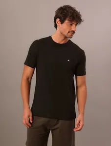 Camiseta Manga Curta Calvin Klein Jeans Masculino Packable - Preto Camiseta Manga Curta Calvin Klein Jeans Masculino Packable Preto Pp