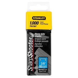 Grampos de Uso geral 3/8"" 1000 Peças Para Uso em TR150 - TRA706T - STANLEY
