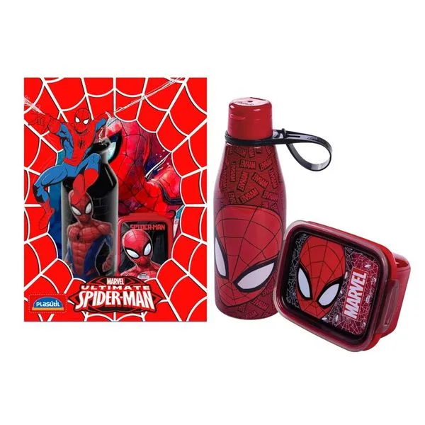Kit Marmita Marvel Spiderman