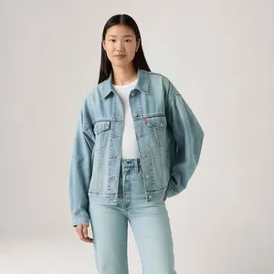 Jaqueta Jeans Levi's® Trucker 90'S Lavagem Clara - L USA | G BR