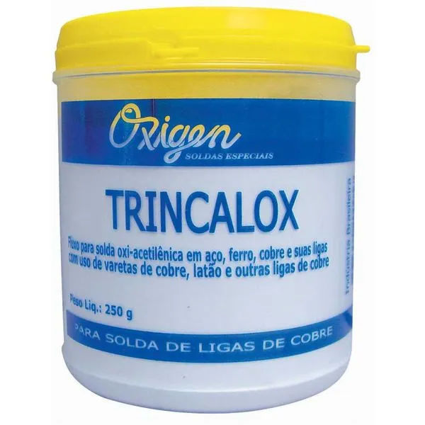 Fluxo para solda latão em pó com 250 g trincalox - OXIGEN