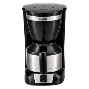 Cafeteira Elétrica Baumon 1 Litro 800W 127V Preto e Prata 108TS