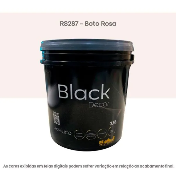 Tinta Acrílica Premium Semibrilho Citycolor 3,6L RS287 Boto Rosa (MP)